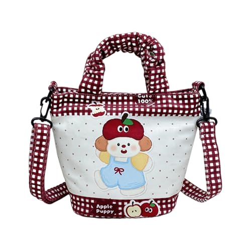 Bucket Bag – Cartoon Canvas Tote Bag – Cute Trendy Lightweight Tote with Large Capacity for Casual Fashion Everyday Use, Single Attribute, Se référer au descriptif von Générique