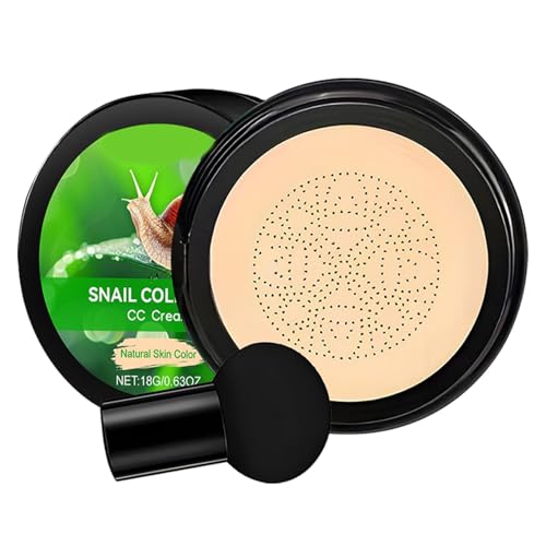 CC Cream Foundation – Sanfter täglicher Concealer | CC Mattierende Creme mit Luftkissen für empfindliche fettige Haut – tägliche Retuschierung von Générique