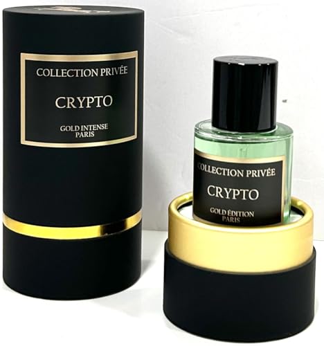 CRYPTO Parfüm Privée Collection Neue Edition (Gold Edition), Geschenkidee, lang anhaltender und Unisexduft 50 ml, hergestellt in Frankreich (CRYPTO) von Générique
