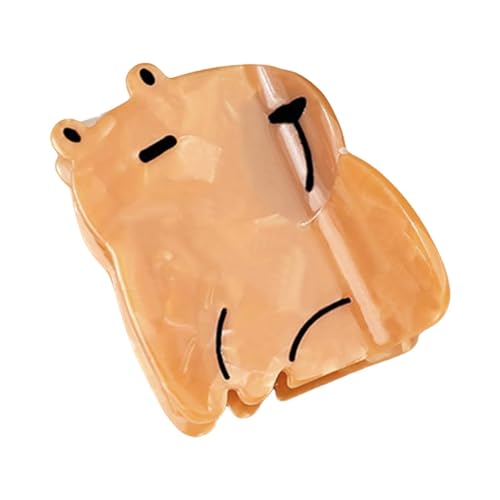 Capybara Haarklammer, Capybara Haarklammer | Schöne Capybara Haarspangen für feines Haar – Haar-Accessoires mit Capybara-Figur für Frauen, Mädchen, Lehrer von Générique