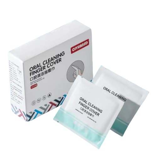 Cleaning Hygiene Finger-Abdeckung, 10 Stück, weiche Finger-Tooth-Tücher, niedlich, kompakt, nicht gewebt, Stoff, Zunge und Teeth Cleaner, ideal für Babys von 0 bis 1 Jahren von Générique