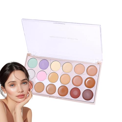 Conceal Blender Palette, 18-farbige Concealer, wasserfeste Creme-Make-up, Schönheitsgeschenk, Geschenk-Set, Thanksgiving Mother's Day Christmas Perfect for Achieving a Complexion Conceal Blender Palette, 18-farbige Concealer, wasserfeste Creme-Make-up, Schönheitsgeschenk, Geschenk-Set, Thanksgiving Mother's Day Christmas Perfect for Achieving a Complexion von Générique