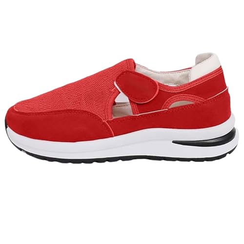 Damen-Sneaker, rutschfest, modische und sportliche Laufschuhe für Damen, Sneaker, Laufen, lässig, Fitness, Tennis, Fitnessstudio, Outdoor, atmungsaktiv, leicht, bequem, Joggen, rot, 43 EU Damen-Sneaker, rutschfest, modische und sportliche Laufschuhe für Damen, Sneaker, Laufen, lässig, Fitness, Tennis, Fitnessstudio, Outdoor, atmungsaktiv, leicht, bequem, Joggen, rot, 43 EU von Générique