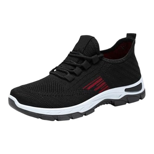 Damenschuhe, flach, Leder, Ballettschuhe, Ballerinas, Wanderschuhe, schick, zum Hineinschlüpfen, gestrickt, mit weicher Sohle, atmungsaktiv, Sportschuhe, für Hochzeiten und Partys, Schwarz , 40 EU Damenschuhe, flach, Leder, Ballettschuhe, Ballerinas, Wanderschuhe, schick, zum Hineinschlüpfen, gestrickt, mit weicher Sohle, atmungsaktiv, Sportschuhe, für Hochzeiten und Partys, Schwarz , 40 EU von Générique