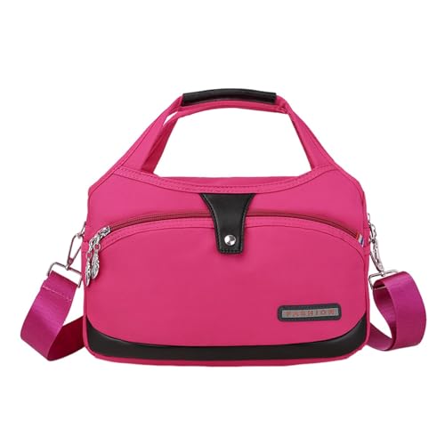 Diebstahlsichere Messenger-Tasche – tragbare Umhängetasche für Reisen | wasserdichte Handtasche mit mehreren Taschen für Navett, Rosarot, Se référer au descriptif von Générique