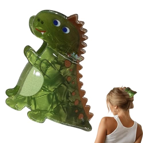 Dinosaurier-Haar-Zubehör – niedliche Dinosaurier-Haarspangen | nicht rutschendes Haar für Dinosaurier, modisch, kreativ, Acryl, für Kleinkinder, Kinder von Générique