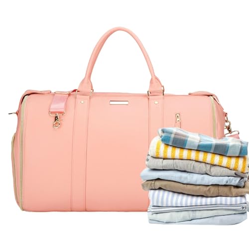 Duffle Bag – Travel Luggage Bag | Damen Herren Sport Gym Large Capacity Duffel Pack für Camping Beach Swim Pool Sport Gym Sportausrüstung Organizer, Pink, Se référer au descriptif, Siehe Beschreibung von Générique