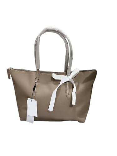 Einfache Tasche mit großer Kapazität im europäischen Stil für Frauen, wasserdichte PU-Tragetasche mit leichter und weicher Textur, Einkaufstasche mit mehreren Fächern und Farben optional, kaki von Générique