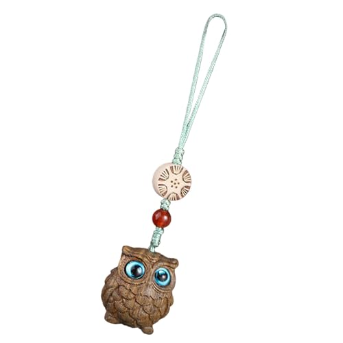 Eleganter Taschenanhänger für Frauen, Holz-Eule, modischer Handyanhänger, OWL DECOR, Se référer au descriptif, Grüne Sandale, Siehe Beschreibung von Générique