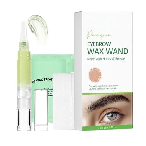 Eyebrow Wax – 6 g Gesichtswachs-Set für Frauen | Professionelles Haarentfernungswerkzeug für Ohren, Nase, China, Bikini-Line, Legs, Full Body Grooming, Home, Daily Makeup Routine, Smooth Skin von Générique