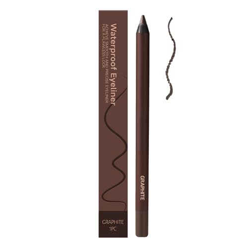 Eyeliner-Stift – 2 in 1 resistent gegen Spuren von Augenbrauen und Eyeliner-Stift, robust für Augenbrauen, schärfbar, ideal für Alltag und Reise von Générique