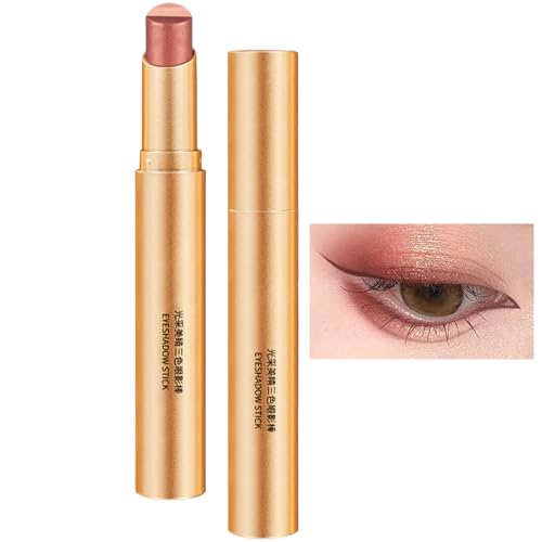 Eyeshadow Stick Pencil, Waterproof Cream Eyeshadow, 3-Color Gradient, Glitter Pigment Formula, Easy Application Design, Great for Daily Use or Professional Makeup Looks Eyeshadow Stick Pencil, Waterproof Cream Eyeshadow, 3-Color Gradient, Glitter Pigment Formula, Easy Application Design, Great for Daily Use or Professional Makeup Looks von Générique