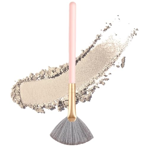 Fächerpinsel für das Gesicht, Fächer-Make-up-Pinsel – Make-up-Pinsel Fan Blush, Kosmetik-Werkzeug, Sculpt Blush, Konturenpinsel für präzises Auftragen von Make-up für Skulptur von Générique