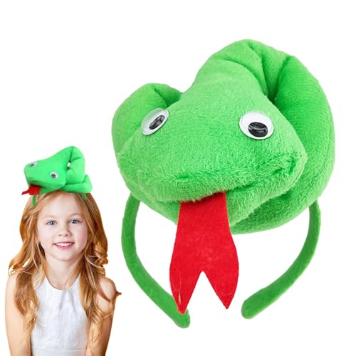 Fashion Haarband – Schlangen-Haarband | Tier-Haarband | Charming Damen-Haarbänder, Haar-Haken, fügt einen Touch of Whimsy and Fun hinzu, Cosplay Headband, Kostüm Zubehör – Haar-Zubehör für Tiere von Générique