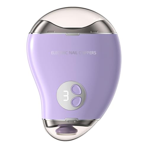 Fingernail Cutter – elektrisches automatisches Nagelknipser | Heavy Duty Cutter Electric Nail For Men | 3-Speed Safe Mango Shape Adults Electric Nail Trimmer for Children von Générique