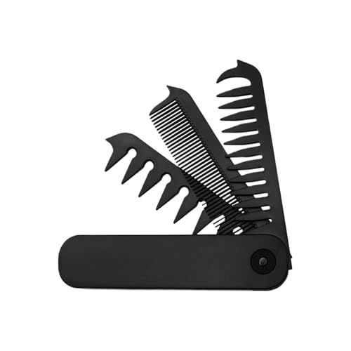 Folding Comb – Beard Combs For Men – Small Comb | Styling Accessories Anti-Static Hairbrush | Faltbare Haarbürste für Business Trip Gym Birthday Father's Day Daily Boyfriend And Husband von Générique