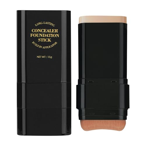 Foundation-Make-up-Stick – Gesichtscreme, nachhaltiger Concealer | feuchtigkeitsspendende Mischung mit glatter Abdeckung für Mädchen mit schöner Schönheit der Haut von Générique