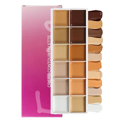 Foundation-Palette, 12 Concealer für den Teint | Concealer für Teint & Augenringe für reife Frauen, für Reisen, Hochzeit, Abend, Büro, Termine von Générique