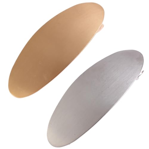 French Hair Clips, Metall Haarspangen für Damen, Retro, rutschfestes Zubehör, breites ovales Design, starker Spring, 3,15 x 1,18 Zoll, perfekt für Hochzeit, dick und lang French Hair Clips, Metall Haarspangen für Damen, Retro, rutschfestes Zubehör, breites ovales Design, starker Spring, 3,15 x 1,18 Zoll, perfekt für Hochzeit, dick und lang von Générique