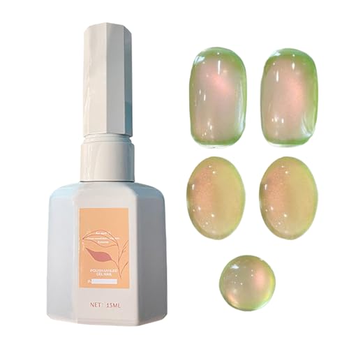 Gel Nail Polish, Spring Summer Guava Cat's Eye Glass Beads Gel Nail Polishes, 15 ml Professional Finger Supplies for Home, Salon, Travel, Wedding, Party Use, 3 Yearfs Shell Life Gel Nail Polish, Spring Summer Guava Cat's Eye Glass Beads Gel Nail Polishes, 15 ml Professional Finger Supplies for Home, Salon, Travel, Wedding, Party Use, 3 Yearfs Shell Life von Générique
