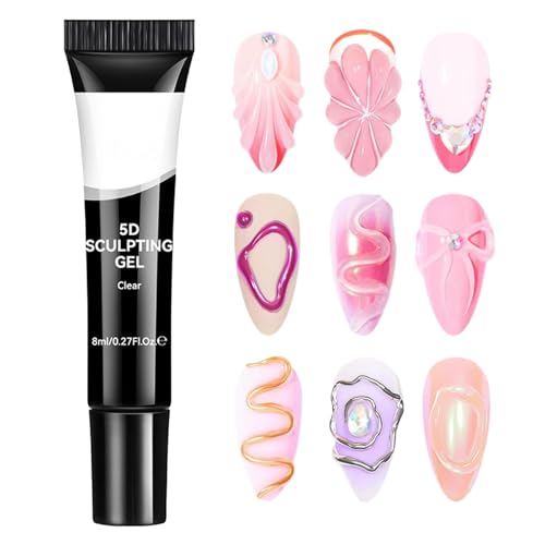 Gel für Nagelskulpturen – Nagelmodellier-Gel | für künstlerisches Design, Maniküre, transparente Ausrüstung für Skulpturen, zum Entfernen von Also Gel für Nagelskulpturen – Nagelmodellier-Gel | für künstlerisches Design, Maniküre, transparente Ausrüstung für Skulpturen, zum Entfernen von Also von Générique