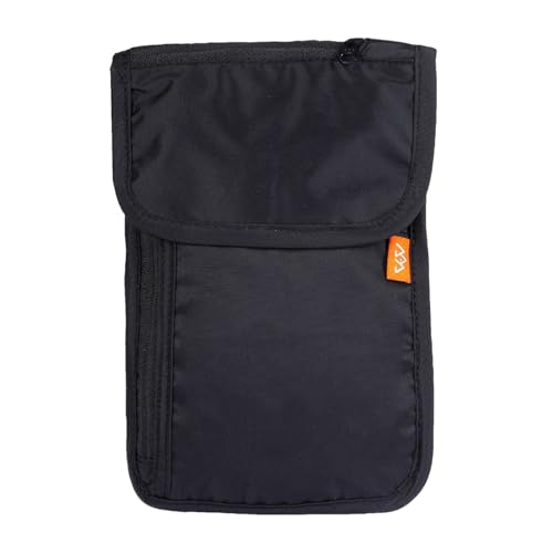 Geldbörse für Reisepass, für Reisen, Reisedokumente, Halswirbelsäule | Organizer Reisepass, Diebstahlschutz, wasserdicht, Handytasche, für Business, Flughafen, Wandern, Outdoor, Schwarz , Se référer von Générique