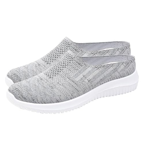 Générique Atmungsaktive und elastische Hausschuhe für Damen – Freizeitschuhe aus dickem Memory-Schaum, weiche Sohle, Unterstützung des Fußgewölbes – Fitness Slip On, grau, 36 EU Générique Atmungsaktive und elastische Hausschuhe für Damen – Freizeitschuhe aus dickem Memory-Schaum, weiche Sohle, Unterstützung des Fußgewölbes – Fitness Slip On, grau, 36 EU von Générique