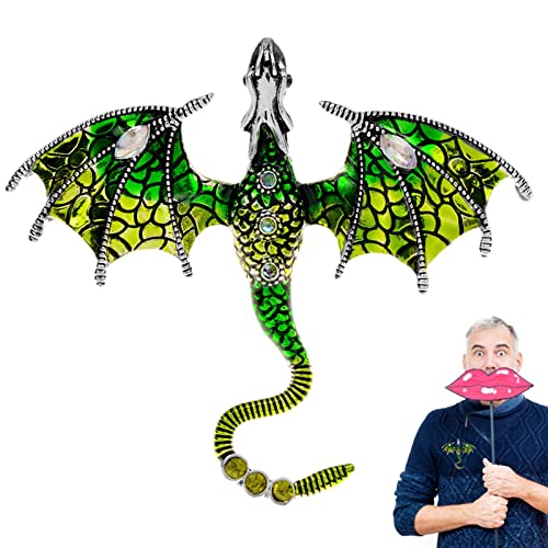 Générique Brosche Drache für Damen, Luxusbroschen aus Strass, Drache – Brosche aus buntem Drachenkristall für Frauen und Mädchen Geschenke von Générique