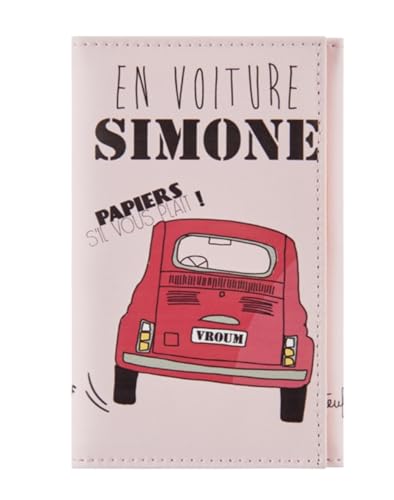 Générique DLP, Autopapierhalter – im Simone Auto, Rosa, 15 x 10 cm, Modern von Générique