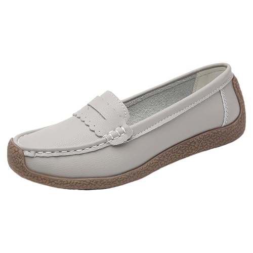 Générique Damen-Slipper, Freizeitschuhe, einfarbig, einfach, bequem, ohne Schnürsenkel, Eigenschaften: Schuhe, Keilabsatz, Leder, lässig, einfarbig, grau, 37 EU Générique Damen-Slipper, Freizeitschuhe, einfarbig, einfach, bequem, ohne Schnürsenkel, Eigenschaften: Schuhe, Keilabsatz, Leder, lässig, einfarbig, grau, 37 EU von Générique