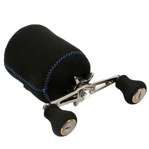 Générique Faltbare Abdeckung – Angelspulentasche aus wasserdichtem Stoff aus Neopren | tragbare Baitcaster-Spulenabdeckungen | Angelspulensuppe für Männer und Frauen von Générique