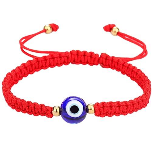 Générique Geflochtenes Armband Böses Auge | Glücksbringer-Armband verstellbar mit geflochtenem Teufels-Auge | Inspiration Mode Männer Frauen Paare Kinder Geschenkideen von Générique