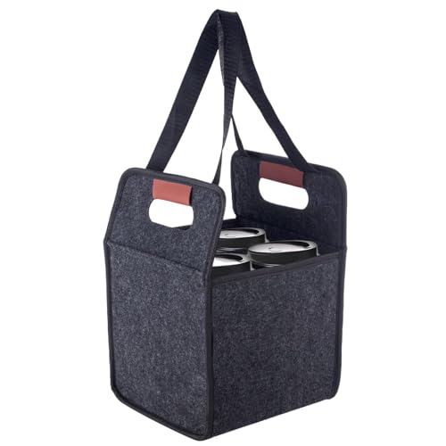 Générique Getränkehalter | Faltbarer Getränkehalter mit Griff – Organizer für Getränke für Picknick, , Lebensmittellieferung, 4 Tassen, Se référer au descriptif, Siehe Beschreibung von Générique