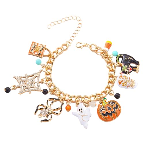 Générique Halloween Armbänder für Frauen | Armband mit frischen Horror Geistern | Cosplay Cosplay Cuppal Jewell Party Gift Zubehör für Erwachsene und Männer von Générique