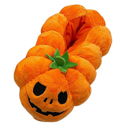 Générique Halloween-Hausschuhe, für Damen, Herren, bequem, leicht, Hausschuhe, Herren, weich und bequem, für den Herbst, Orange B, Einheitsgröße Générique Halloween-Hausschuhe, für Damen, Herren, bequem, leicht, Hausschuhe, Herren, weich und bequem, für den Herbst, Orange B, Einheitsgröße von Générique