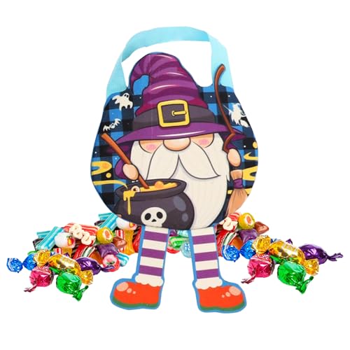 Générique Halloween-Süßungsbeutel, Beutel für Süßigkeiten oder Säure, für Erwachsene und Erwachsene, gruselige Partytüten | Wiederverwendbare Snackbehälter aus Fleece, Geschenke von Spook,, A., Se von Générique