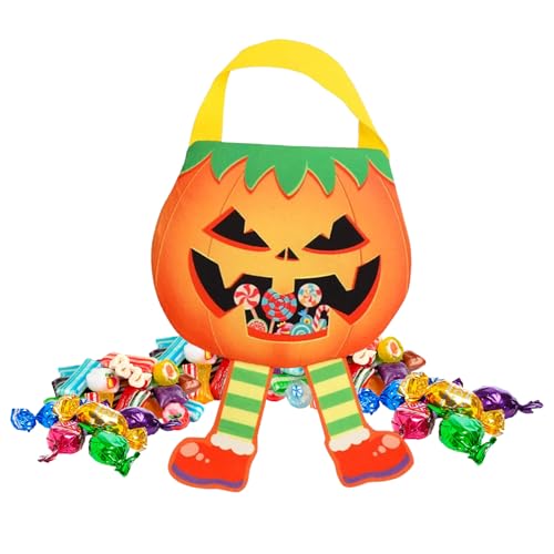 Générique Halloween-Süßungsbeutel, Beutel für Süßigkeiten oder Säure, für Erwachsene und Erwachsene, gruselige Partytüten | Wiederverwendbare Snackbehälter aus Fleece, Geschenke von Spook,, F, Se von Générique