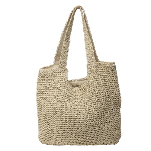 Générique Handtasche, Leder, Braun, Strandtasche, für Damen, Sommer, Handtasche, Umhängetasche, Schlüsselanhänger, für Damen, weiß, Einheitsgröße Générique Handtasche, Leder, Braun, Strandtasche, für Damen, Sommer, Handtasche, Umhängetasche, Schlüsselanhänger, für Damen, weiß, Einheitsgröße von Générique