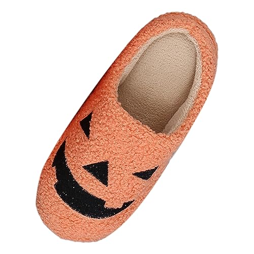 Générique Hausschuhe, Halloween, Katze, Damen, Herren, Hausschuhe, bequem, leicht, Hausschuhe, Damen, Winter, warm, niedlich, Baumwolle, Orange B, 42 EU Générique Hausschuhe, Halloween, Katze, Damen, Herren, Hausschuhe, bequem, leicht, Hausschuhe, Damen, Winter, warm, niedlich, Baumwolle, Orange B, 42 EU von Générique