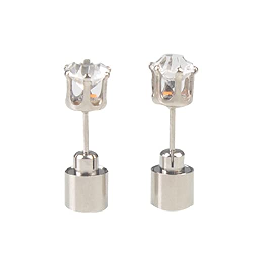 Générique Herren Silber Personalisierte LED Studs Licht Geschenk Jungen Halloween Party Ohren Mädchen Weihnachtsnacht Schmuck Zubehör Zahnseide Oral, Einheitsgröße, Zirkonia Générique Herren Silber Personalisierte LED Studs Licht Geschenk Jungen Halloween Party Ohren Mädchen Weihnachtsnacht Schmuck Zubehör Zahnseide Oral, Einheitsgröße, Zirkonia von Générique