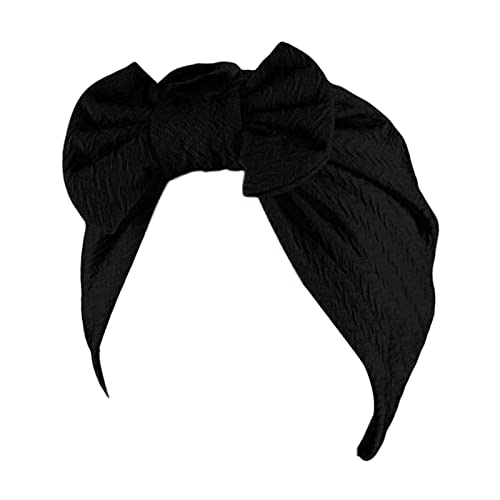 Générique Kindermütze, Satin, Damen, Turban, Hatbow, Haarmütze, Kopfbedeckung, Schal, Decke, Nachtmütze aus Satin, Schwarz, One size Générique Kindermütze, Satin, Damen, Turban, Hatbow, Haarmütze, Kopfbedeckung, Schal, Decke, Nachtmütze aus Satin, Schwarz, One size von Générique