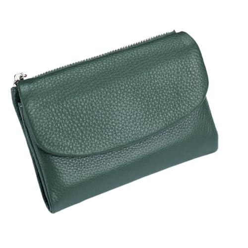 Générique Kleine Geldbörsen für Damen, kleine Geldbörse für Tasche, mit Reißverschluss – Schutzhülle für Karten, wasserdicht, Geschenk für Ehefrau, Schwester, Freundin, Mutter und Verwandte, Grüner von Générique