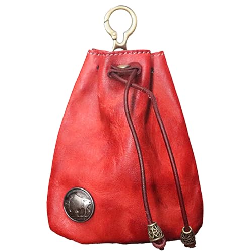 Générique Kuhfelltasche – Handtasche aus Rindsleder – Retro-Aufbewahrungstasche – Aufbewahrungstasche mit Kordelzug – multifunktionale Geldbörse für Männer und Frauen, Aufbewahrungstasche aus Leder Générique Kuhfelltasche – Handtasche aus Rindsleder – Retro-Aufbewahrungstasche – Aufbewahrungstasche mit Kordelzug – multifunktionale Geldbörse für Männer und Frauen, Aufbewahrungstasche aus Leder von Générique