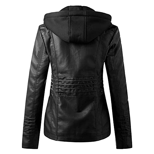 Générique Lederjacke für Damen, Bikerjacke, Bikerjacke, für Damen, aus Kunstleder, Langarm, Reißverschluss, Damenjacke, Slim Fit, Kunstleder, Übergangsjacke, Motorradmantel, Stehkragen, Nr. 54, Générique Lederjacke für Damen, Bikerjacke, Bikerjacke, für Damen, aus Kunstleder, Langarm, Reißverschluss, Damenjacke, Slim Fit, Kunstleder, Übergangsjacke, Motorradmantel, Stehkragen, Nr. 54, von Générique