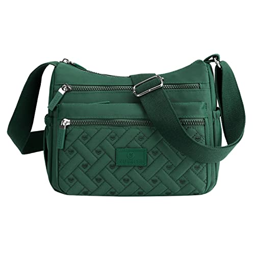 Générique Lunch mit Behältern, kleine Umhängetasche, lässig, mehrere Taschen, für Damen, Umhängetasche, Handtasche für den täglichen Gebrauch, kleine Schulterriemen, für Frauen, grün, Einheitsgröße Générique Lunch mit Behältern, kleine Umhängetasche, lässig, mehrere Taschen, für Damen, Umhängetasche, Handtasche für den täglichen Gebrauch, kleine Schulterriemen, für Frauen, grün, Einheitsgröße von Générique