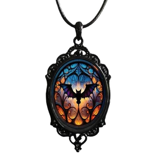 Générique Modische Halsketten für Damen, Halloween-Halskette für Damen – elegante Halskette für Frauen, Halloween-Schmuck | kreativer Schmuck, Halsketten, Anhänger, Halskette für Damen und Herren, Se von Générique