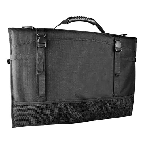 Générique Monitor Carrying Case – Computer Monitor Storage Bag | Multiple Pockets Design Monitor Handbag | Handbag für Desktop Computer Screen und Zubehör von Générique