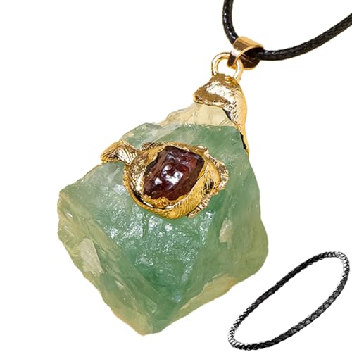 Générique Naturhalskette, Rohstein Anhänger Halskette | Rohstein Anhänger Halskette Naturstein | Amethyst Halskette für Frauen Halsschmuck, Se référer au descriptif, Kristall, Siehe Beschreibung Générique Naturhalskette, Rohstein Anhänger Halskette | Rohstein Anhänger Halskette Naturstein | Amethyst Halskette für Frauen Halsschmuck, Se référer au descriptif, Kristall, Siehe Beschreibung von Générique