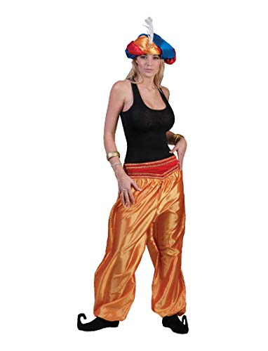 Generique - Orientalische-Tänzerin-Hose für Damen Haremshose für Fasching orange von Generique -