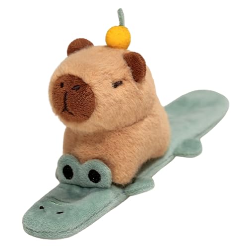 Générique Plüsch-Armband für Plüschtiere, Capybara Armbänder - Tierarmbänder aus Capybara Cute Spielzeug | Animal Slap Stuff Armband für Fahrräder, Rucksäcke, Stühle, Se référer au descriptif von Générique